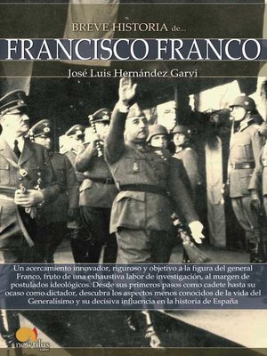 cover image of Breve historia de Francisco Franco